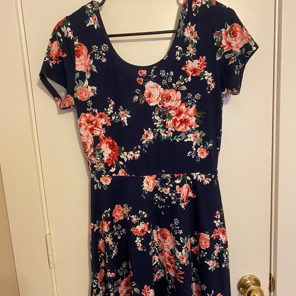Floral skater dress